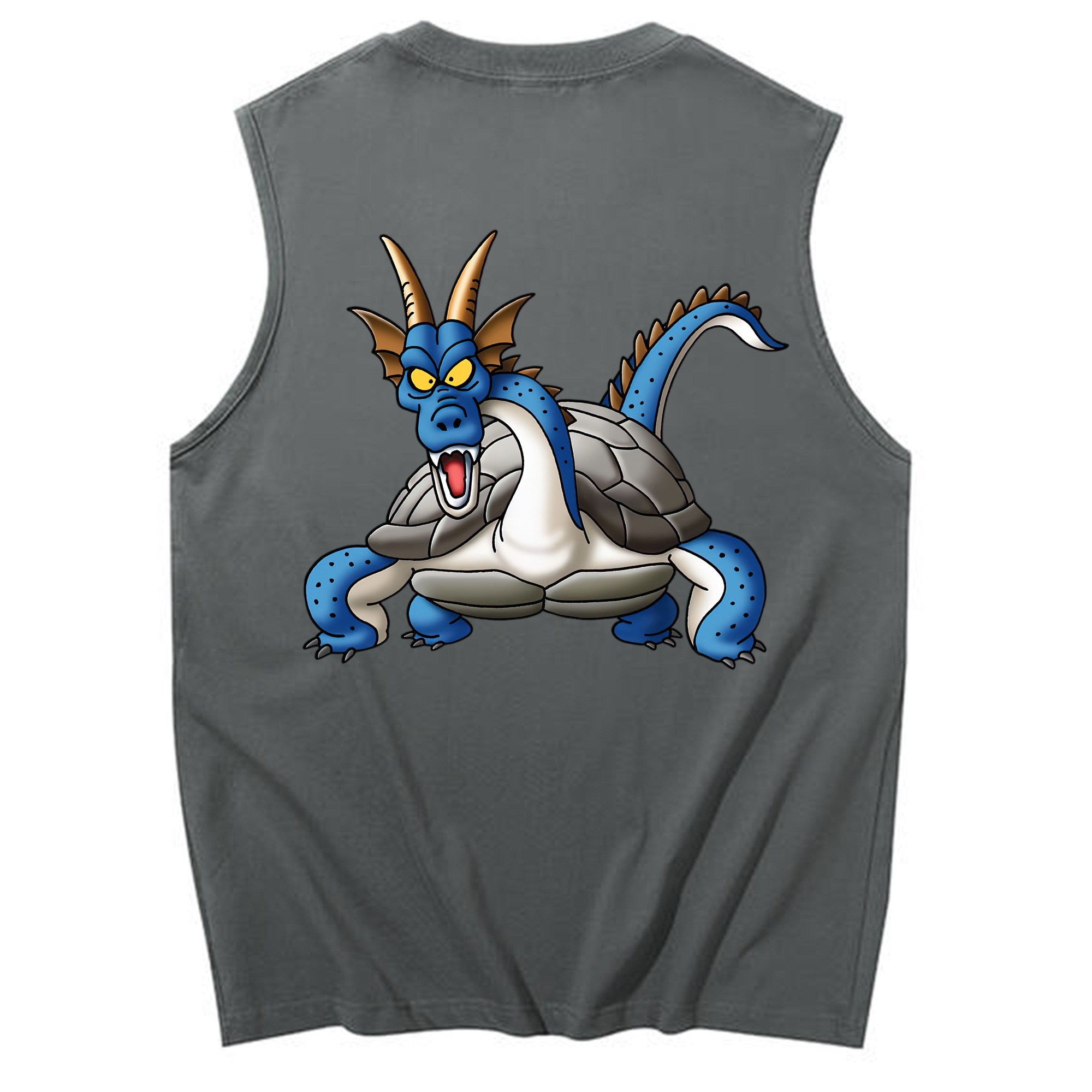 （画像用） ドラゴンクエスト Doragon Kuesuto Dragon Quest コットン100％タンクトップ（背面プリント）